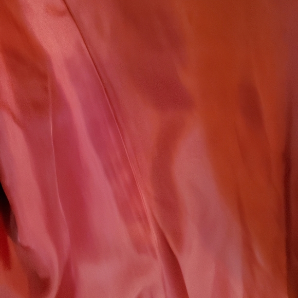 Newport News Red/Wine Leather Jacket S 8 - Picture 12 of 12